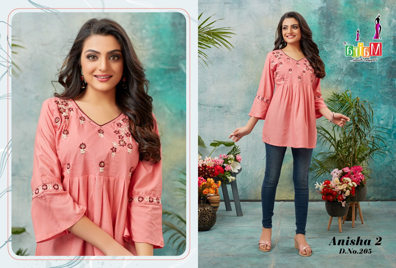 ANISHA VOL 2 Maira Regular Wear Wholesale Designer Kurtis Catalog